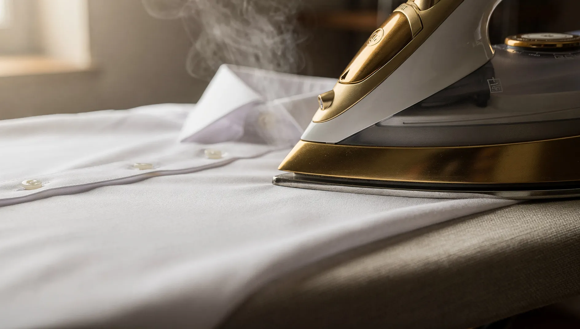 Pressed shirts ready for a commercial account